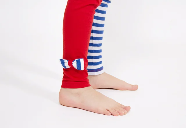 Kinderleggings mit Schleife nähen