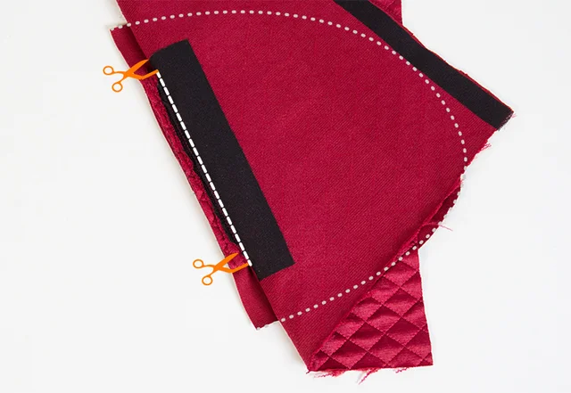 kostenlose Nähanleitung Leistentasche Taschenbeutel annähen