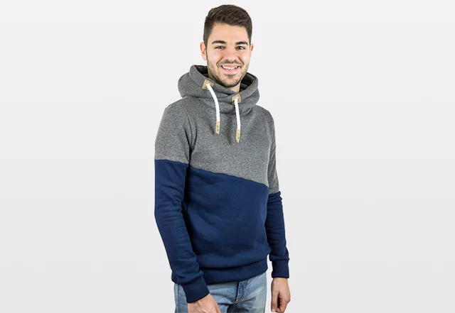 Männer-Hoodie Schnittmuster selber nähen