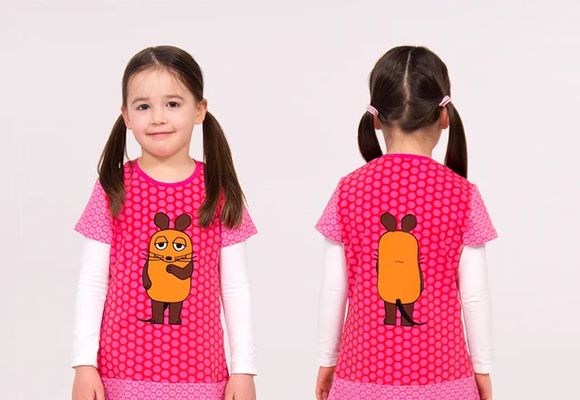 Mausstoffe snaply Mädchenkombi Anschnitt