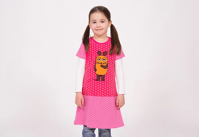 Mausstoffe snaply Mädchenkombi