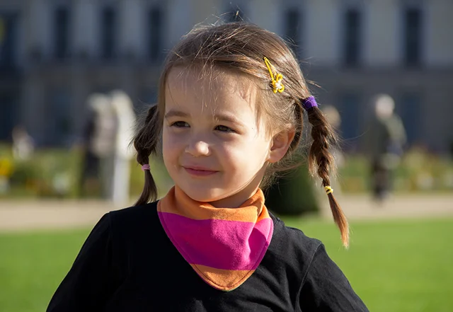 kostenloses Schnittmuster Kinderhalstuch