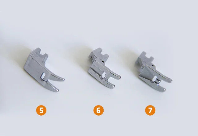 Nähfüsse für Zierstiche für die Nähmaschine