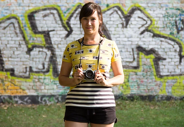 Schnittmuster Shirt Liv mit Teilung