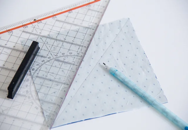 Nähanleitung: Patchworkkissen nähen Muster aufzeichnen