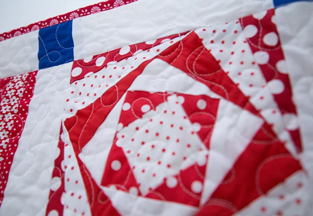 pattydoo Fan-Quilt Detailnaht