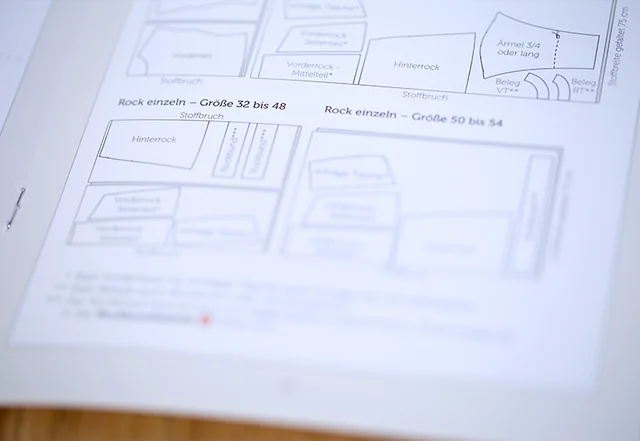 pattydoo Schnittmuster Sweatkleid Carol Bookletseiten