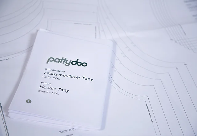 pattydoo Schnittmusterbogen auf Papier