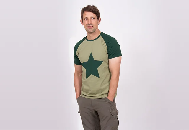 Schnittmuster Raglanshirt für Herren