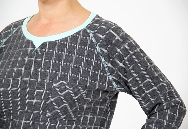 Raglanshirt Frauen Raglanärmel
