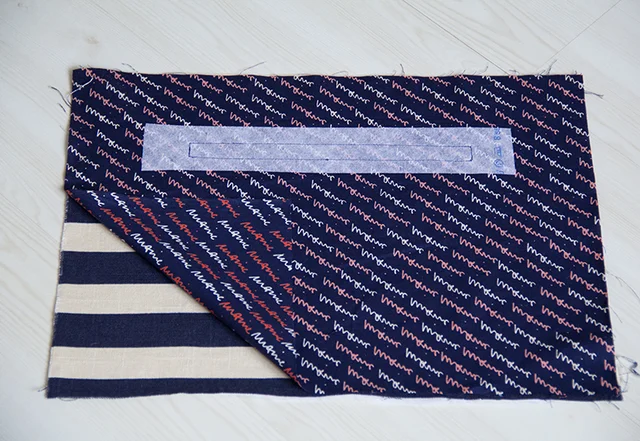 Reissverschluss einnähen Innenseite