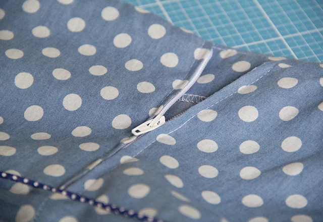 Rock mit verdecktem Nahtreissverschluss nähen