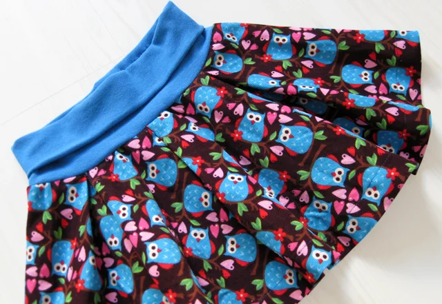 Kinderrock mit Falten nähen