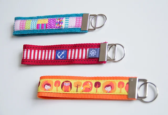 Schlüsselbänder nähen