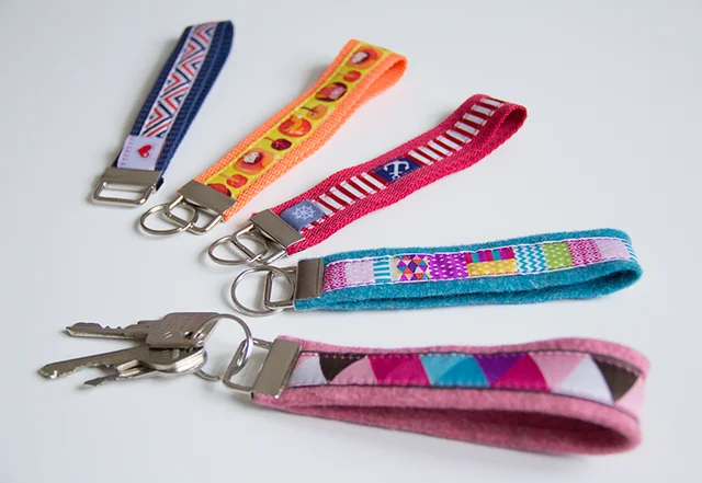 Schlüsselbänder selber nähen