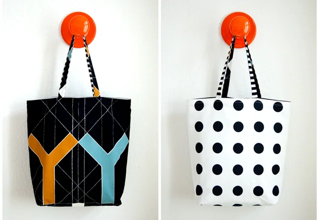 Schnittmuster kostenlos Wendetasche