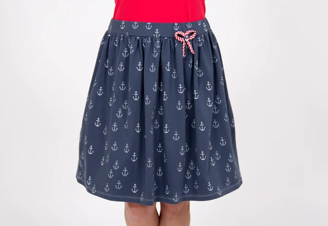 Schnittmuster Damen-Jerseyrock selber machen Nähanleitung