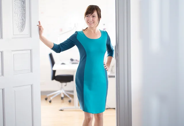 Schnittmuster Etuikleid Nähanleitung