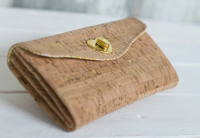 Schnittmuster Geldbeutel Korkstoff Taschenlieblinge pattydoo Buch