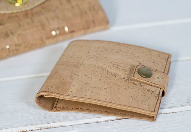 Schnittmuster Geldbeutel SnapPap Korkstoff Nähvideo