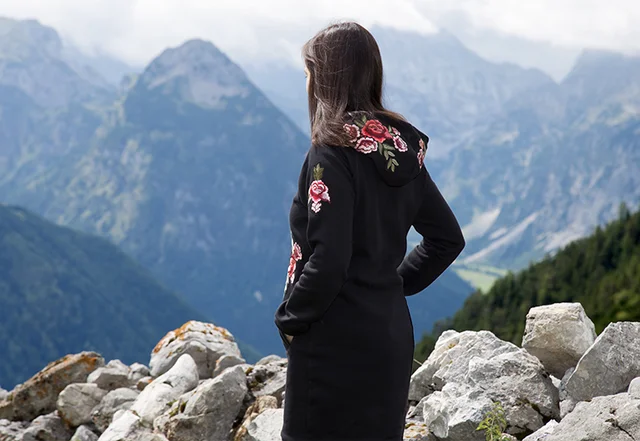 Schnittmuster Kapuzenkleid Freizeit nähen