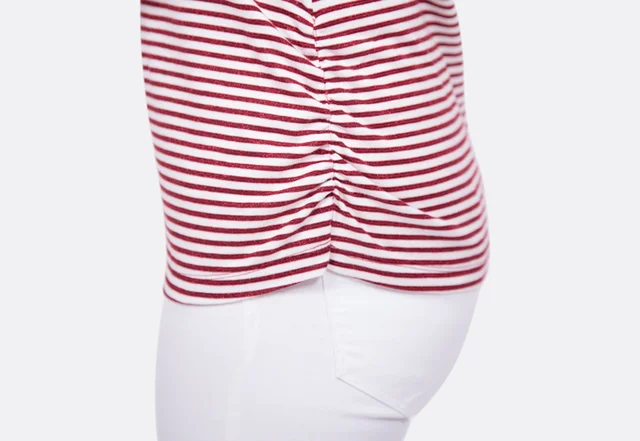 Schnittmuster mit Seitenraffung Gummiband Nähanleitung selber nähen