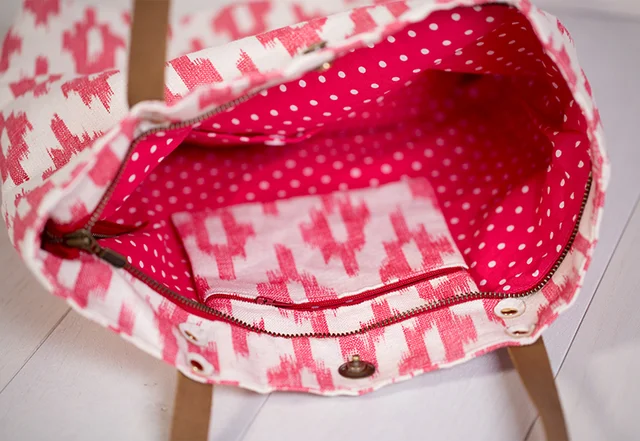 Schnittmuster Shopper Einkaufsbeutel Innentasche selber nähen