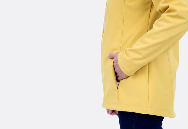 Schnittmuster Softshelljacke Saum Nahttasche nähen