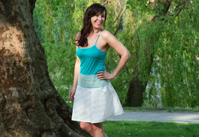 Schnittmuster Trägertop Rock selber nähen