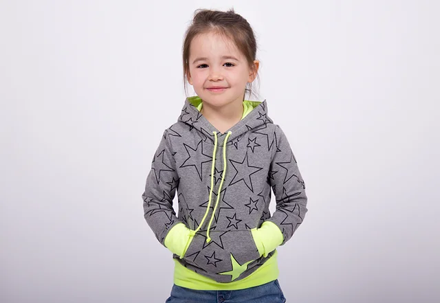 Kindershirt Schnittmuster Paul mit Kapuze