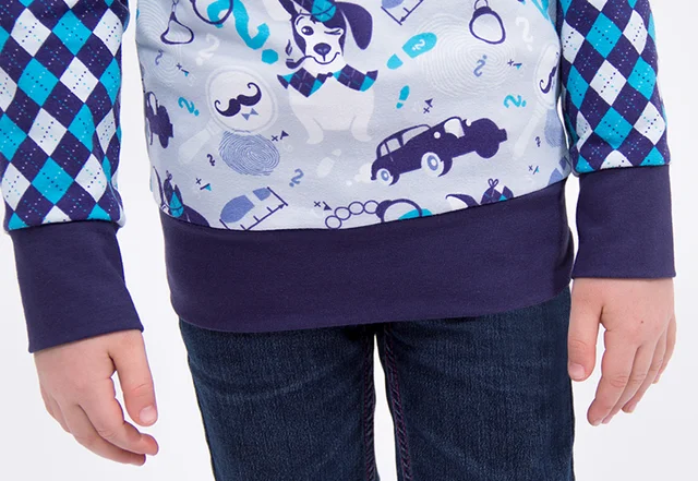 Schnittmuster Kindershirt mit Bündchen