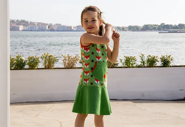 Shirtkleid mit Fuchsmotiv