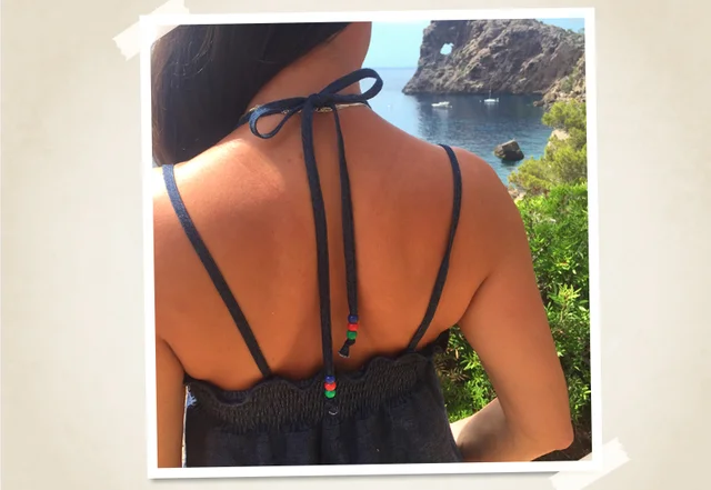 Sommerkleid mit Trägern Sommerkleid mit Trägern