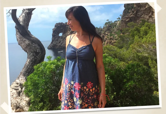 Sommerkleid nähen Anleitung Bordüre Sommerkleid nähen Anleitung Bordüre