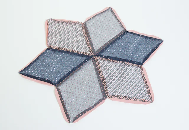 Nähanleitung: Sternuntersetzer Nahtzugaben kürzen