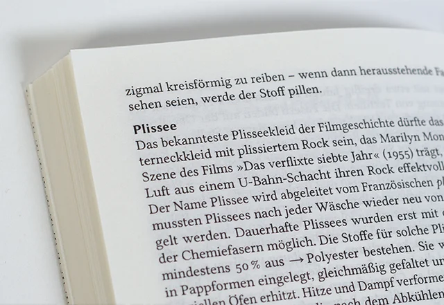 Stofflexikon Plissee