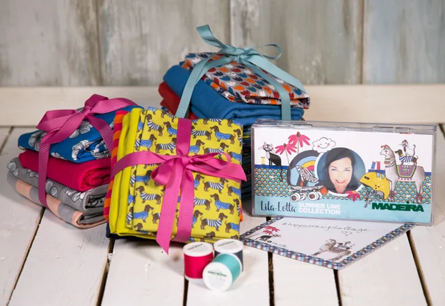 Stoffpakete Lila-Lotta Garn Gewinnspiel