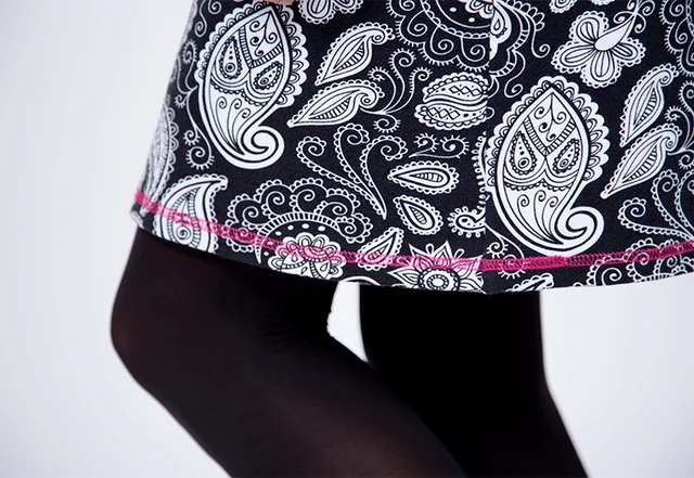 Sweatkleid mit Covernaht Saum nähen Sweatkleid mit Covernaht Saum nähen