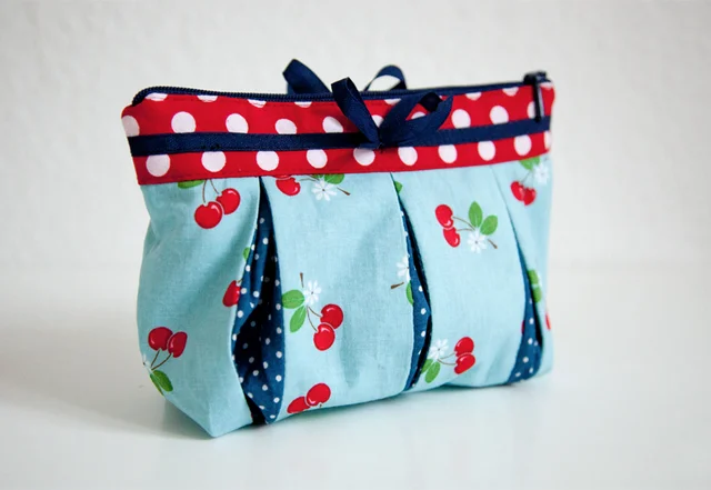 Schnittmuster gratis Tasche mit Kellerfalten