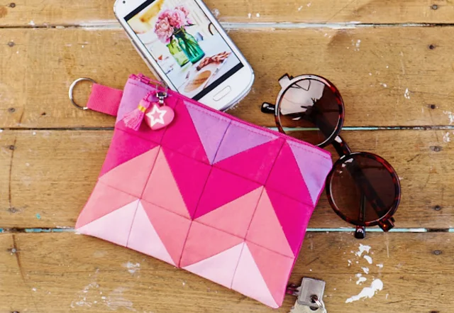 Tasche Patchwork pink