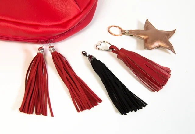 Taschen Anhänger Quasten