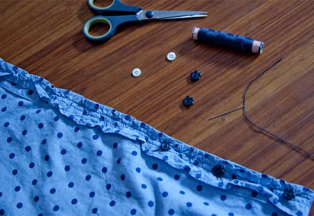 Kinderkleid Upcycling Projekt Kinderkleid Upcycling Projekt
