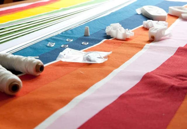 Falt-Rollo für's Fenster nähen