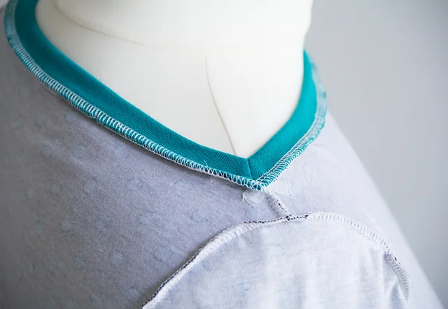 Schnittmuster Damenshirt "Liv BUSINESS" U-Boot Ausschnitt innen