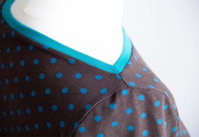 Schnittmuster Damenshirt mit U-Boot Ausschnitt Variante "clean"