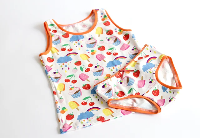 Schnittmuster Unterwäsche-Set für Mädchen