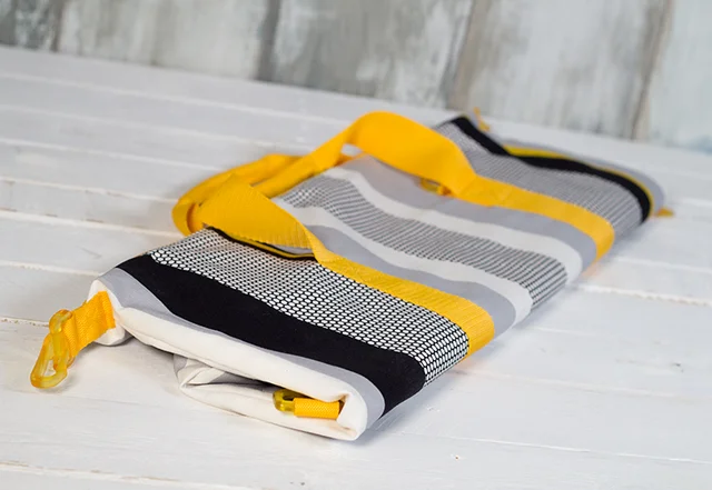 Weekender Reisetasche Schnittmuster klein zusammengefaltet platzsparend