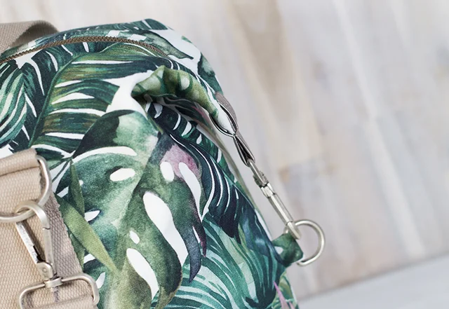 Weekender Schnittmuster Tasche Kunstlederriehmen