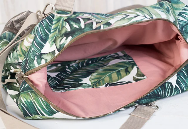 Weekender Schnittmuster Tasche selber nähen Innentasche Weekender Schnittmuster Tasche selber nähen Innentasche