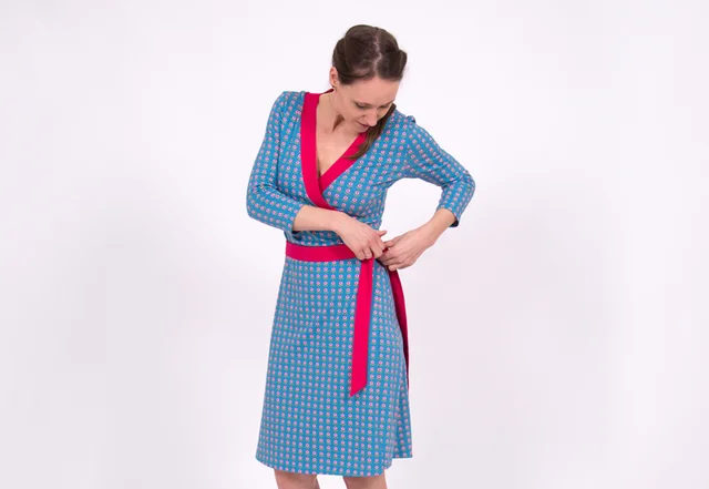 Wickelkleid Sally binden Wickelkleid Sally binden